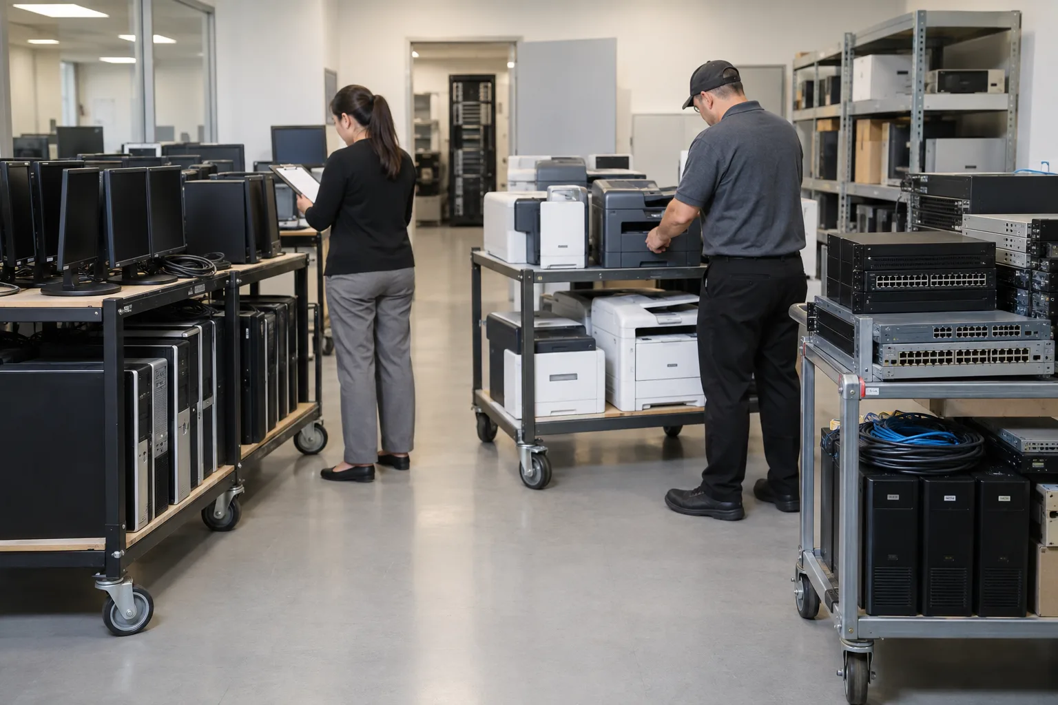 Commercial e-waste removal in Paradise, NV service planning